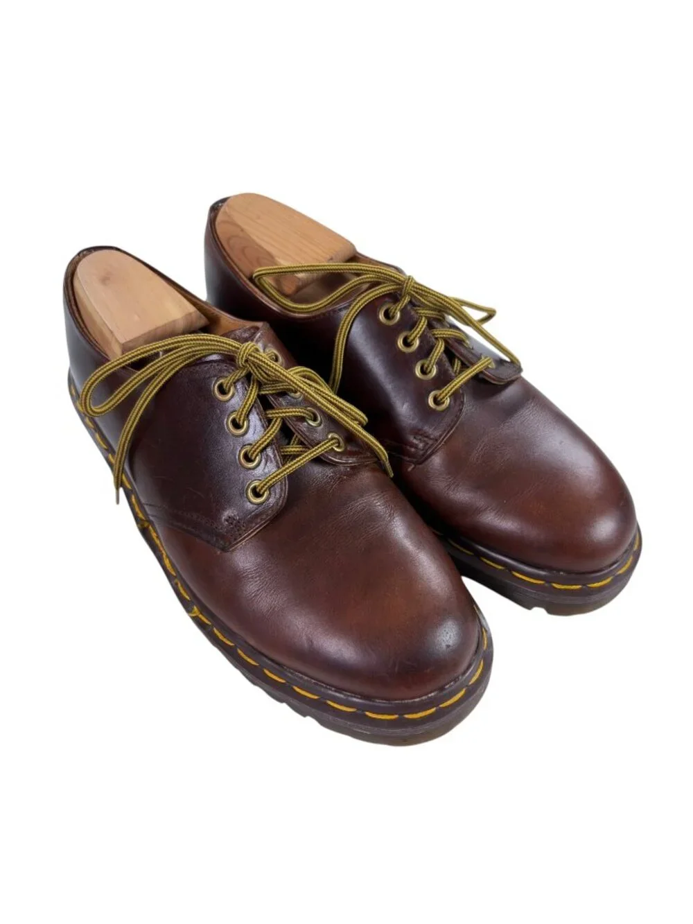 Vintage Dr Martens 1561 Oxford Shoes Mens UK 7 US 8 Brown Leather Made England